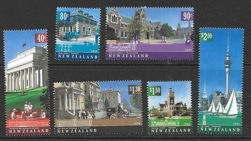 NEW ZEALAND SG2484/89  2002 ARCHITECTURAL HERITAGE MNH