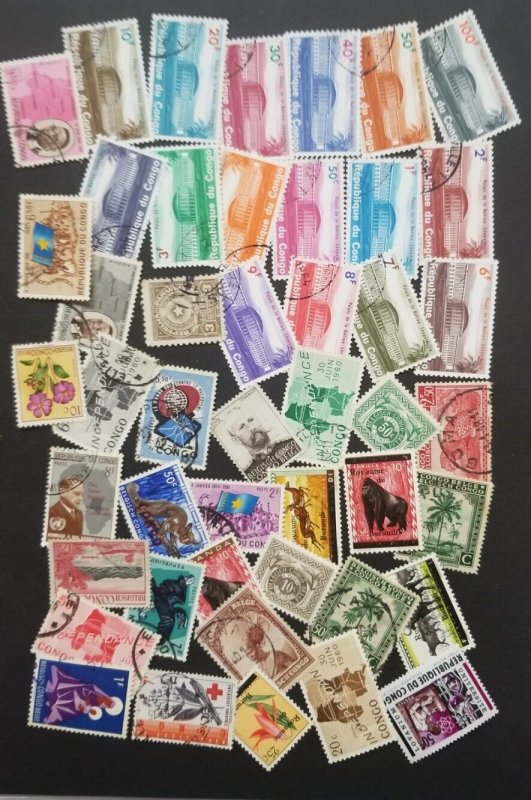 CONGO Used Unused Mint MH MNH Stamp Lot Collection T5406