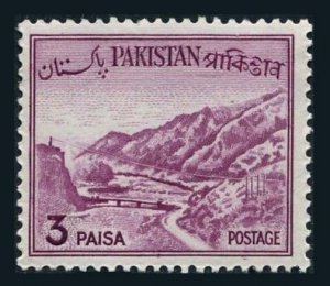 Pakistan 131 type II, MNH. Michel 138-II. Landscapes, 1961-1963. Khyber Pass.