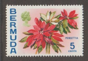 Bermuda 259b Poinsettia - MNH