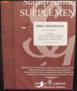 15532   GREAT BRITAIN - STANLEY GIBBONS SUPPLEMENT 2012         SRP$ 39.95