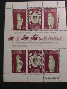 CAYMAN ISLAND -1953- 25TH ANNIVERSARY-QUEEN ELIZABETH II CORONATION- MNH S/S