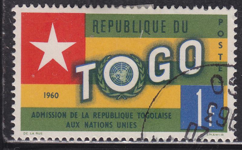 Togo 388  Flag of Togo 1961