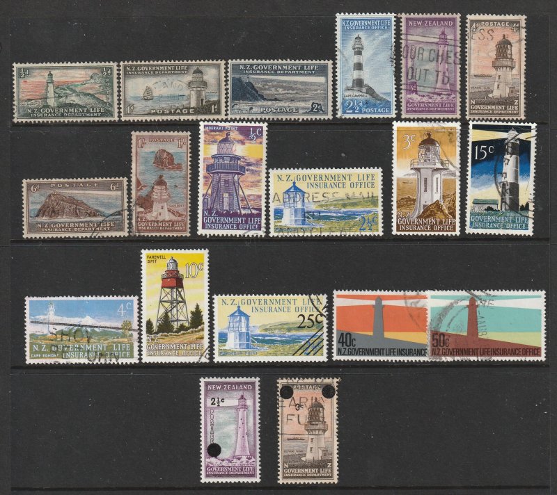 New Zealand a small mainly used lot of later Govt. Life