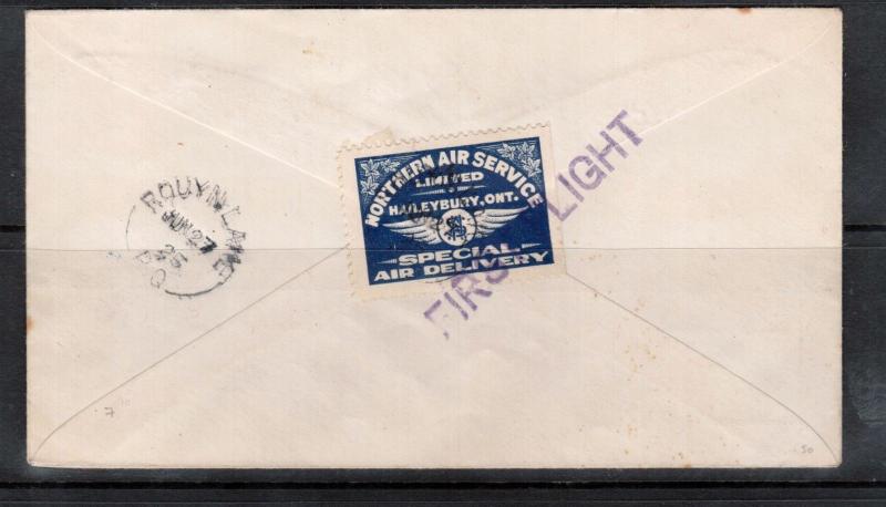 Canada #CL5 Very Fine Used On Cover With Lovely First Flight Cancel