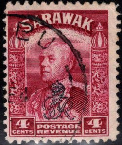 SARAWAK Scott 162 Used  Sir Charles Vyner Brooke stamp,