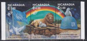 Nicaragua # 2114, U.N. 50th Anniversary, NH, 1/2 Cat.
