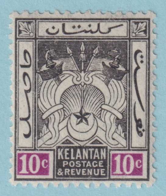 MALAYA - KELANTAN 6  MINT HINGED OG * NO FAULTS EXTRA FINE! - MWM