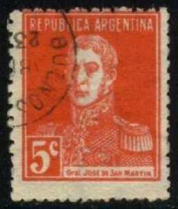 Argentina #345 Jose de San Martin; Used