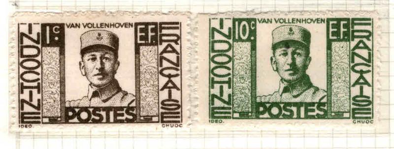 Indo-China Scott 249-250 NGAI Joost Van Vollenhoven set Unused NGAI