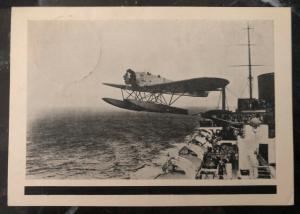 1931 Hamburg Germany RPPC Postcard Mophila Airmail PS Cover News Service