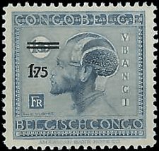 BELGIAN CONGO   #114 MH (2)