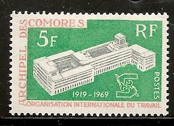 Comoro Islands 83 1969 50th ILO NH