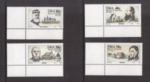 South West Africa  #610-613  MNH  1989   missionaries