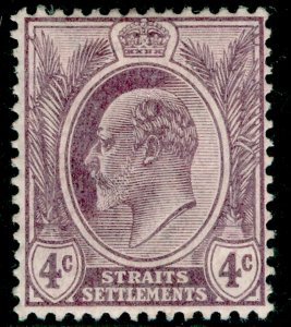 MALAYSIA - Straits Settlements SG155, 4c dull purple, M MINT. 