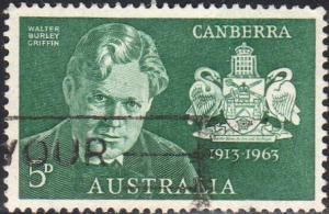 Australia 353 - Used - 5p Walter Burley Griffin (1963) +
