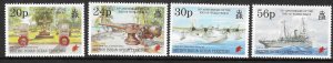 BRITISH INDIAN OCEAN TERR SG167/70 1995 END OF SECOND WORLD WAR MNH