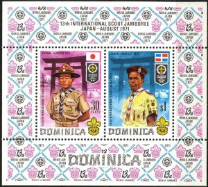 Dominica 1971 International Scout Jamboree Japan Boy Scouts S/S MNH