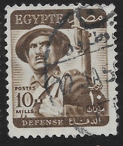 Egypt #327 10m Soldier - Defense