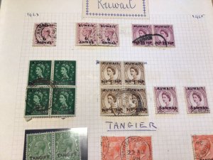 Kuwait Tangier  mounted mint  or used stamp page 62721 