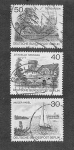 GERMANY- BERLIN 9N388-390 USED BIN$ 1.00