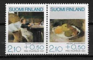 1991 Finland B244 Paintings by Helene Schjerfbeck MNH
