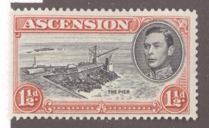 Ascension, Scott #42, MNH