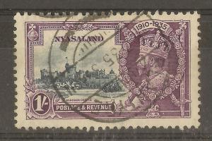 Nyasaland 1935 1/- Silver Jubilee SG126 Fine Used Cat£55