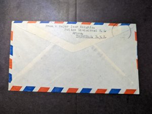 1944 Trinidad and Tobago Airmail First Flight Cover FFC to Kingston Jamaica