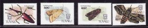 Tuvalu-Sc#566-9- id7-unused NH set-Insects-1991-