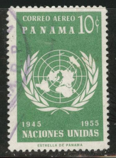 Panama  Scott C199 Used 1958 UN airmail