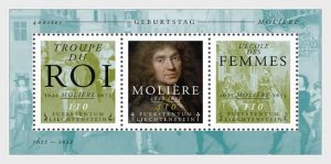 Liechtenstein - Postfris/MNH - Sheet 400 years Moliere 2022