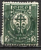 Ireland; 1933: Sc. # 88: Wmk. 44  Used Single Stamp