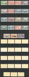 Falkland Is SG146/63 KGVI Set of 18 M/Mint