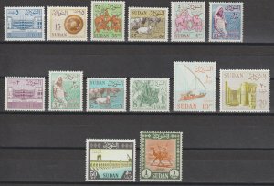 SUDAN 1962 SG 171/84 MNH Cat £45