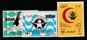 1988 Sudan 30th Anniv of Sudan Red Crescent Stamps MNH** A30P8F41182-