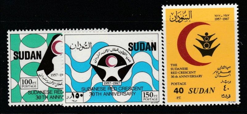 1988 Sudan 30th Anniv of Sudan Red Crescent Stamps MNH** A30P8F41182-