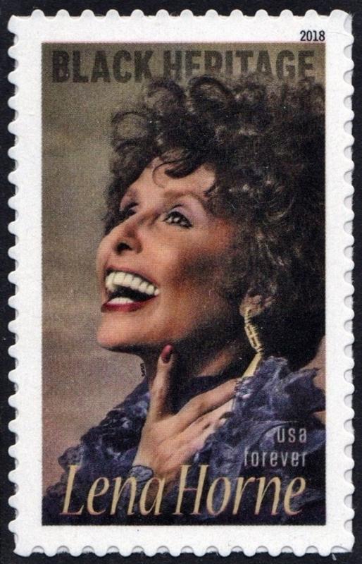 SC#5259 (50¢) Lena Horne Single (2018) SA