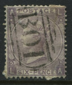 1865 VF 6d lilac LA Plate 5 and struck by an Alexandria Egypt B01 (41)