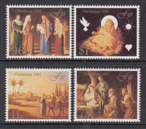 Fiji 649-652 Christmas MNH VF