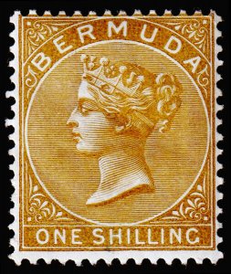 Bermuda Scott 25 (1893) Mint H OG F-VF, CV $19.00 C