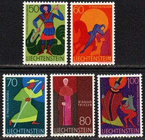 Liechtenstein Sc #430-441 Mint Hinged