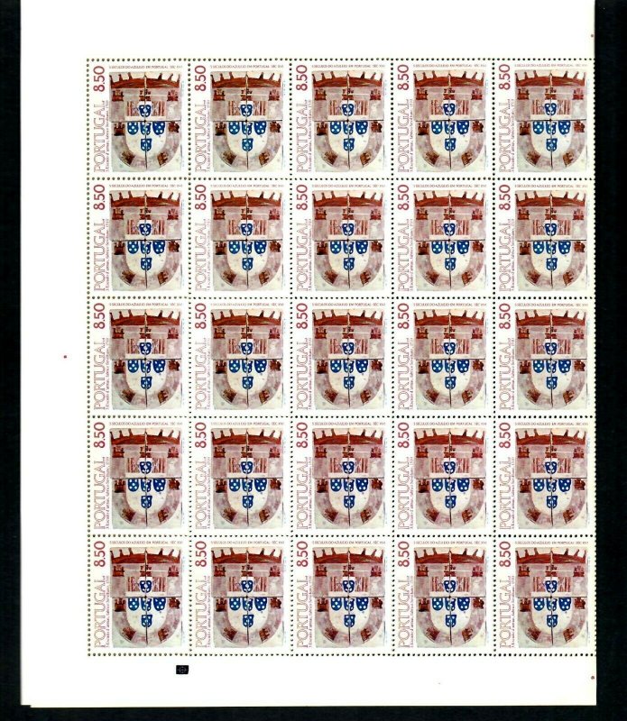 SSH13 Portugal 1981 S.C.# 1496-97 Complete Sheets of 50 each VF MNH OG