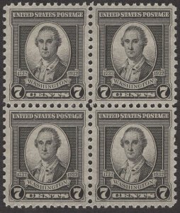 Scott 712 MNH - 4 stamp block