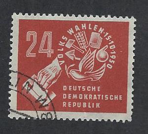 GERMANY - DDR SC# 70 FVF/CTO 1950