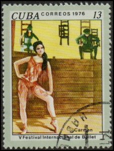 Cuba 2098 - Cto - 13c Ballet (1976)