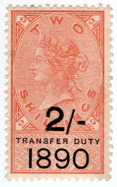 (I.B) QV Revenue : Transfer Duty 2/- (1890)