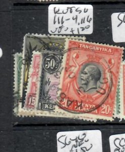 KENYA, UGANDA, TANGANYIKA  KGV    SG 111-114, 116     P0326B H