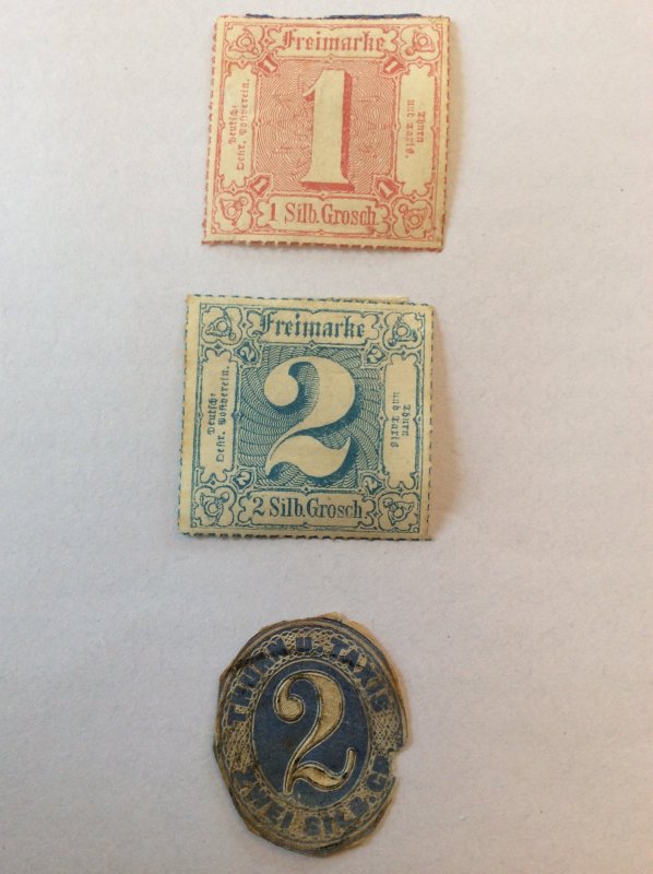 Thurn and Taxis 1, 2 and 2 cut out  Northern District