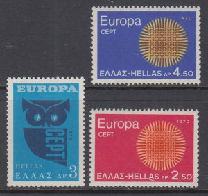 Greece 985-987 Europa MNH VF